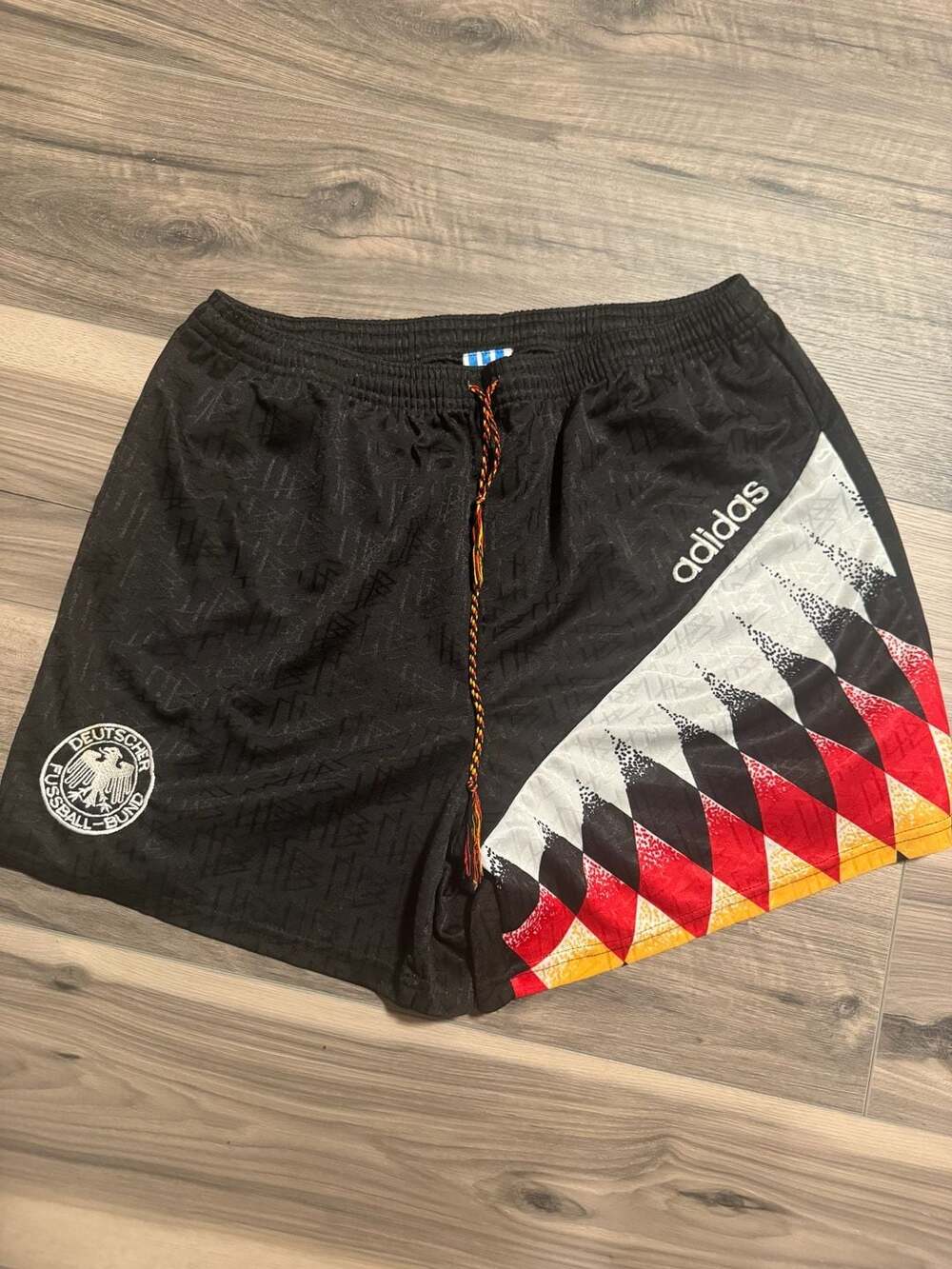 Vintage 1994-1996 Germany Home Football Soccer Shorts Size Large